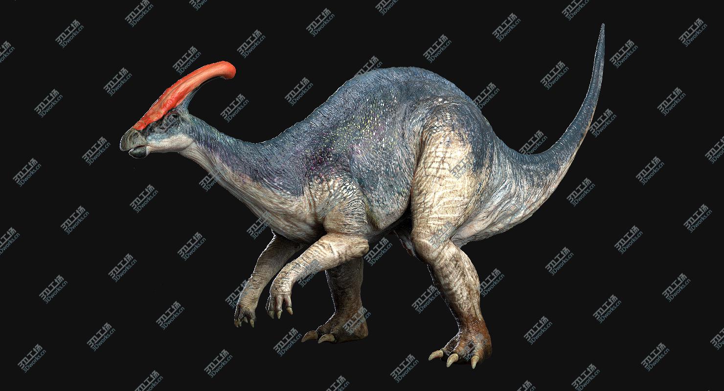 images/goods_img/20210313/Parasaurolophus 3D (Rigged) model/3.jpg